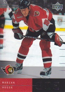 2000-01 Upper Deck Ice Hockey #28 Marian Hossa Ottawa Senators