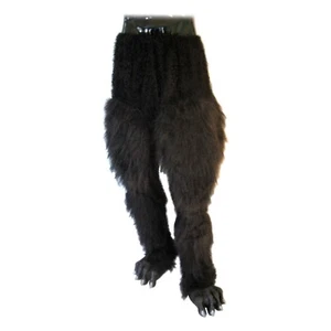 Combo de Disfraz de Halloween de patas y pies de hombre lobo peludos negros - Imagen 1 de 2