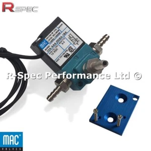MAC 3 Port Solenoid With Mounting Bracket Combo Set Turbo Boost Controller BLUE - Picture 1 of 10