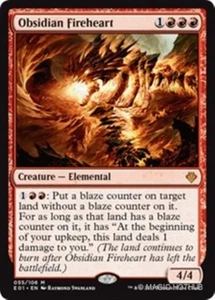 MTG - OBSIDIAN FIREHEART - Archenemy: Nicol Bolas (M) - Picture 1 of 1