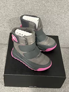 Sorel Mädchen Whitney II Riemen Schneestiefel Winter Thermo Steinbruch Grill Größe 7 Neu - Bild 1 von 5