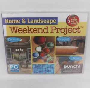 Punch! Home & Landscape Weekend Project * PC Windows XP/Vista/7 * New & Sealed - Picture 1 of 2