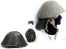 NVA DDR East German strichtarn rain camo cover type III + net  M56 helmet