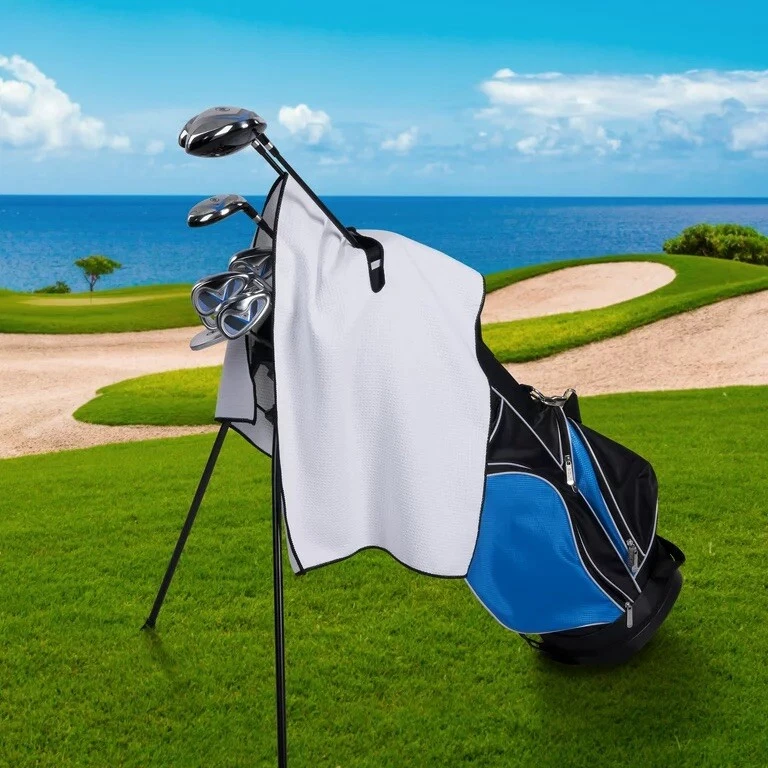 Athletic Works Players Golf Towel, White - Image 1 of 4