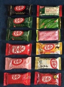 12pc (12flavors) Japanese KitKat Variety Set +2 FREE CANDY - Chocolate Christmas - Picture 1 of 5