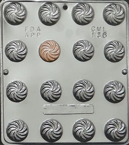 Remolino Como Nuevo Chocolate Caramelo Molde Caramelos Fabricación 135 NUEVO - Imagen 1 de 2