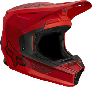 Las Completo Rojo Fox Racing Cascos | eBay