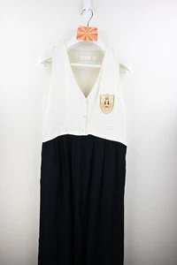 Sass & Bide "The Vested suit" maxi dress in navy/white size 38/UK8 - Picture 1 of 7