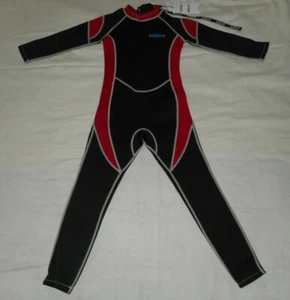HISEA SEAC Wetsuit Red & Black Color Youth Size 8 Neoprene Swim Scuba Surf New - Picture 1 of 11