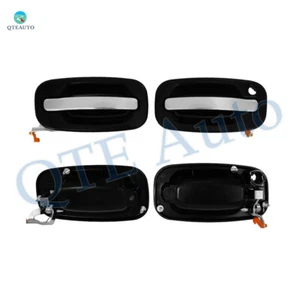 Set of 4 Front-Rear Outer Door Handle For 2000-2004 Chevrolet Silverado2500 - Picture 1 of 2