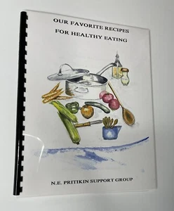 Heathy Eating Cooking Recipes Spiral Cookbook Dieting typed - Picture 1 of 8