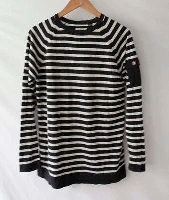 Barbour Light Sweater Cotton Stripe Women Size 10 Blue  *19dG1017p - Image 1 of 4