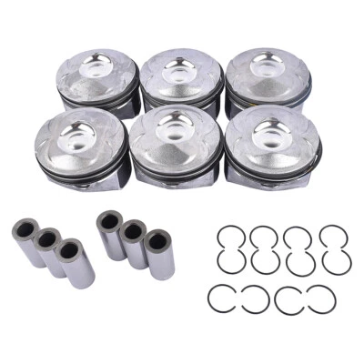 Piston with rings for Land Rover Range Rover Jaguar 306PS AJ126 3.0T V6 LR0765R5 - Image 1 of 4