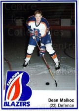 1989-90 Kamloops Blazers #13 Dean Malkoc