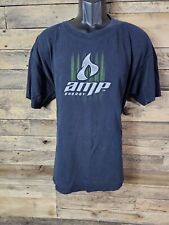 Amp Energy Black Tshirt Size XL Men Chest 47" Length 26.5"