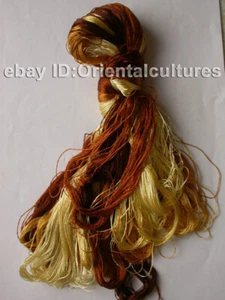 Chinese 100%real natural mulberry silk,hand-dyed embroidery silk floss/thread - Picture 1 of 1
