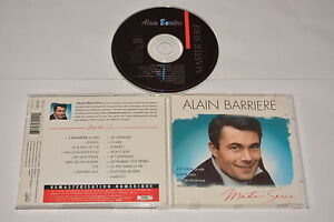 ALAIN BARRIERE - MASTER SERIE - MUSIC CD RELEASE YEAR:1998 FRENCH