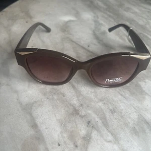 Nanette Lepore Sunglasses NN448 Brown/Gold NWT - Picture 1 of 12