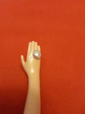 Anello Barbie Originale Anni 80 Dream Glow Fiori Di Pesco Dream Date  Vintage  - Immagine 1 di 3