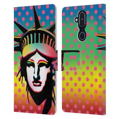 OFFICIAL MARK ASHKENAZI POP CULTURE LEATHER BOOK CASE FOR MICROSOFT NOKIA PHONES - Image 1 of 4