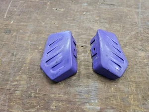 YAMAHA PW50 PW 50 PURPLE PLASTIC RADIATOR SHROUDS TANK COVERS original OEM SET! - Picture 1 of 16