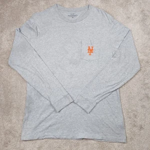 New York Mets Shirt Mens Medium MLB Baseball Long Sleeve Pocket Vineyard Vines - Picture 1 of 8