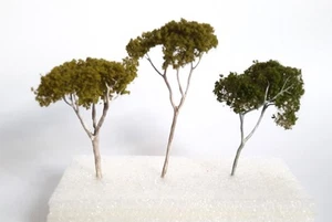 HO / N SCALE 3 x Gum Trees approx 2&1/2 inches tall NEW - Picture 1 of 1