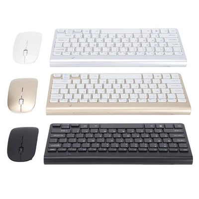 Keyboard And Mouse Combination Wireless 2.4G USB Ultra-thin Portable Ergonomic - Image 1 of 4