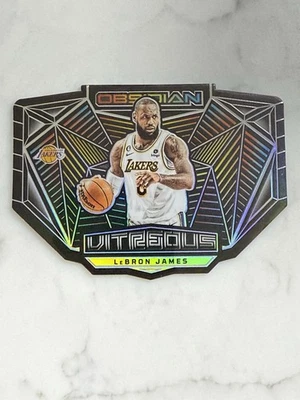 2022-23 Obsidian Vitreous LeBron James Case Hit Die-cut SSP - Image 1 of 2