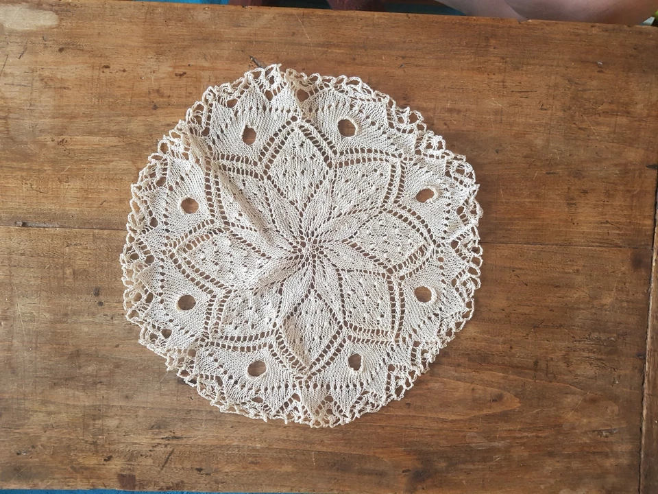 Napperon Crochet Ancien 29 cm - Photo 1/1