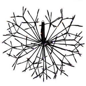 Celebrations Orange/Purple 20 in. LED Prelit Shimmering Sphere Halloween Decor - Picture 1 of 2