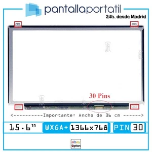 N156BGE-E41 alta resolución Pantalla portatil 15.6 HD 1366x768 LED 30Pin EDP ... - Imagen 1 de 6