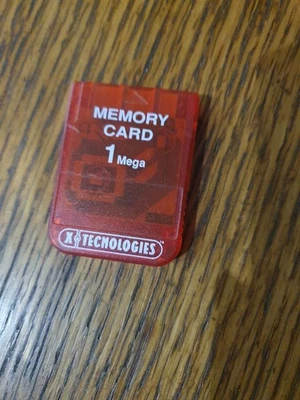 Memory Card 1MB X-TECNOLOGIES per Sony PS1 PS2 - PlayStation 2 - NERO [M08] - Immagine 1 di 2