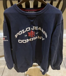 Vintage 90’s Polo Ralph Lauren Men’s Size XL Spell Out Crewneck Sweatshirt - Picture 1 of 6