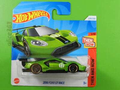 HOT WHEELS 2024 - 2016 Ford GT Race - Then And Now - 229 - neu in OVP