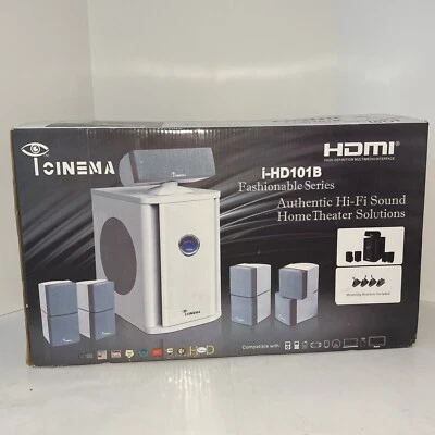 iCinema i-HD101B Serie de Moda Auténticas Soluciones de Cine en Casa Sonido Hi-Fi Foto 1 de 4