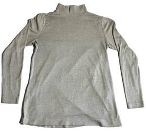 Izod Sweater Womens SMALL Gray Long Sleeve Turtleneck Casual - Picture 1 of 8