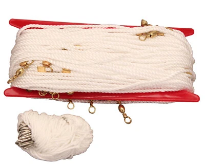 Eagle Claw ATROT100 Trotline 100' Fishing Line /w 25 Size 3/0 Hooks - Image 1 of 2