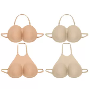 Mejorador de senos para mujer Drag Queen tetas falsas suave artificial ligero - Imagen 1 de 59