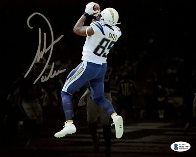 Foto firmada/autografiada 8x10 de Antonio Gates de San Diego Chargers Beckett 158810 Foto 1 de 2