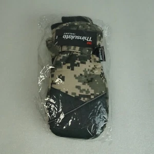 3M Thinsulate Isolant Camo Snow Mitten Glove Youth Ski Gloves  Size XL - Picture 1 of 4