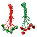 12 Pcs Christmas Necklace Rope Child Sleigh Bell Party Supplies