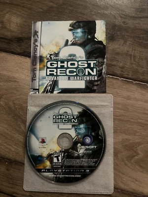 Tom Clancy's Ghost Recon: Advanced Warfighter 2 (PlayStation 3, 2007) DISC ONLY - Image 1 of 2