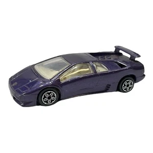 Burago Lamborghini Diablo 1/43 Scale Purple Made in Italy Die Cast Sports Car - Picture 1 of 7