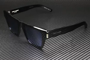 SAINT LAURENT SL 469 005 Black Square 51 mm Men's Sunglasses - Picture 1 of 4