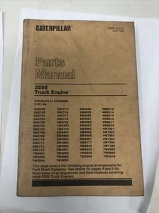 CATERPILLAR PARTS MANUAL 3208 TRUCK ENGINE 51Z1-UP SEBP1307-01 1985 - PREOWNED - Picture 1 of 4