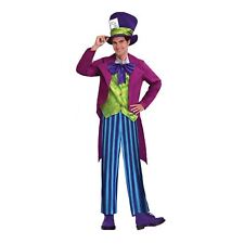 Adults Mad Hatter Fancy Dress Book Day Costume Wonderland Men's