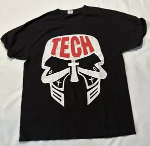 Camicia Vintage Large Y2k Tech N9ne Strana Musica Nero L Forma Eccellente Rara!!!! - Foto 1 di 10