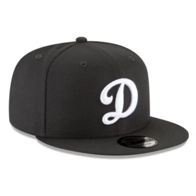 Brand New 9FIFTY Baseball Cap -MLB Los Angeles Dodgers D Logo Black Snapback Hat - Image 1 of 4