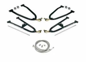 Lonestar Sport Extended A-Arms +2" Wider + Streamline Brake Lines Honda TRX250R - Picture 1 of 1